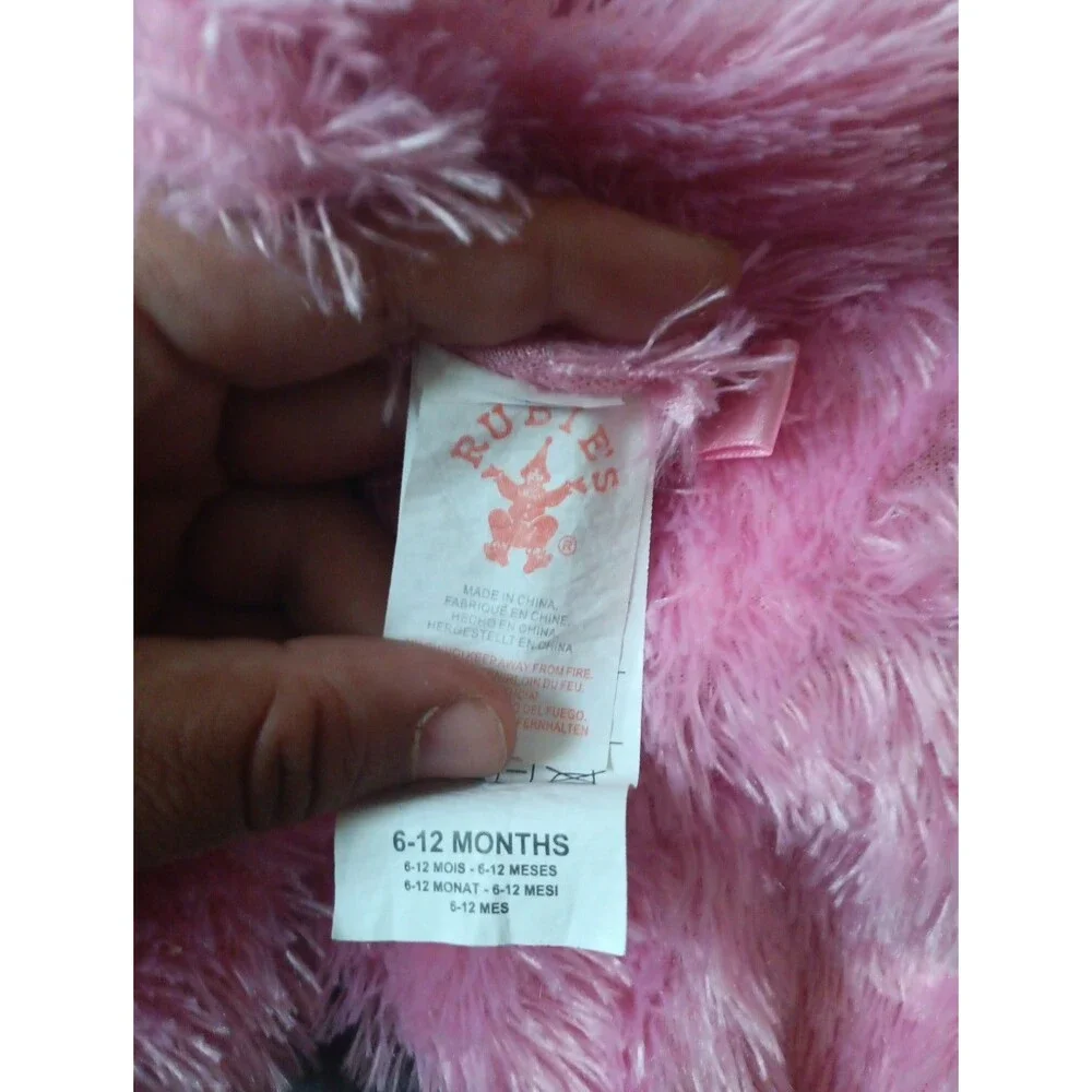 Pink rabbit Halloween Costume 6-12M No Hat - Picture 2 of 4
